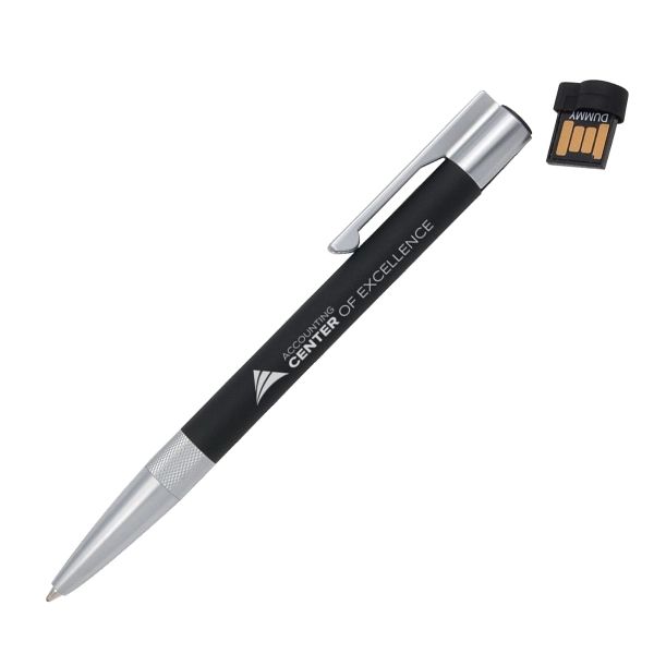 USB pen with rubber finish.... from ASI 42920 Busrel Inc