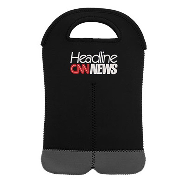 Neoprene wine tote that holds and insulates two 750 ml bottles.... from ASI 90075 ZZ DROPPED - Sunscope / Sunscope®