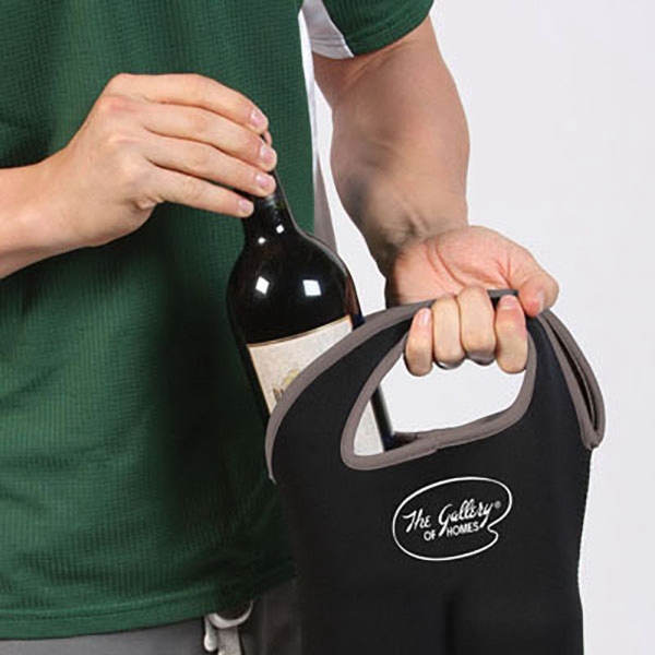 Neoprene wine tote that holds and insulates two 750 ml bottles.... from ASI 90075 ZZ DROPPED - Sunscope / Sunscope®