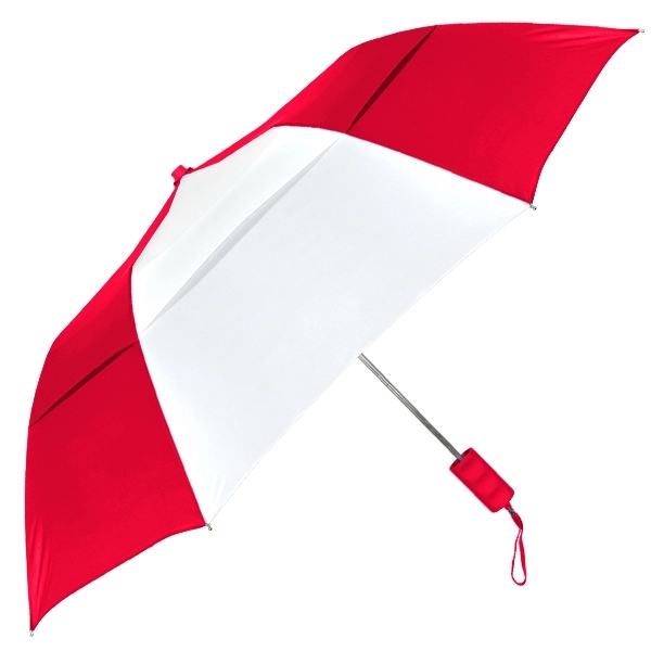 Vented windproof automatic-opening foldable umbrella that's available in multiple color options.... from ASI 89955 StrombergBrand