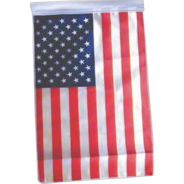 11" x 18" USA garden flag, screen printed on polyester material.... from ASI 31260 AdCapitol