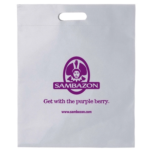 Reusable die cut tote bag is the perfect promo item for... from ASI 75731 PWS / Pacific Western Sales/Cater Line