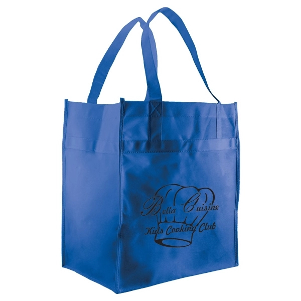 This multipurpose, econo grocery tote is constructed with premium 70 GSM... from ASI 75731 PWS / Pacific Western Sales/PWS