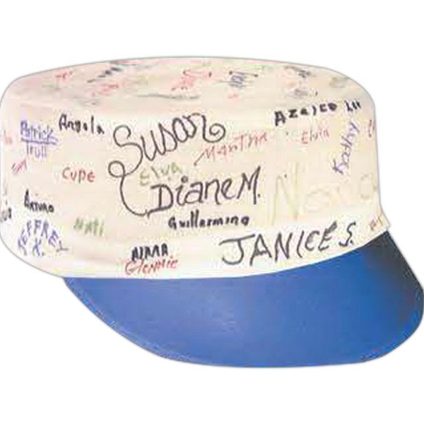Blank signature muslin cap with molded and colored plastic visor.... from ASI 31260 AdCapitol