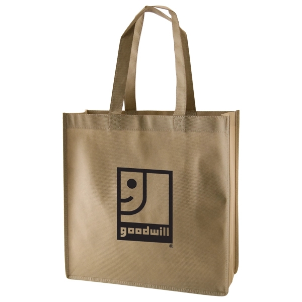 Made from 100 GSM non-woven polypropylene, this standard tote features stitched... from ASI 75731 PWS / Pacific Western Sales/PWS