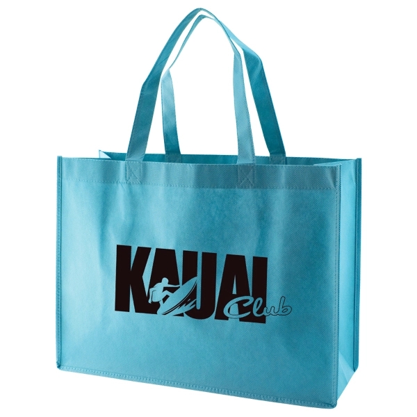 Made from 100 GSM non-woven polypropylene, this standard tote features stitched... from ASI 75731 PWS / Pacific Western Sales/PWS