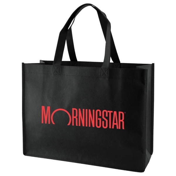 Made from 100 GSM non-woven polypropylene, this standard tote features stitched... from ASI 75731 PWS / Pacific Western Sales/PWS