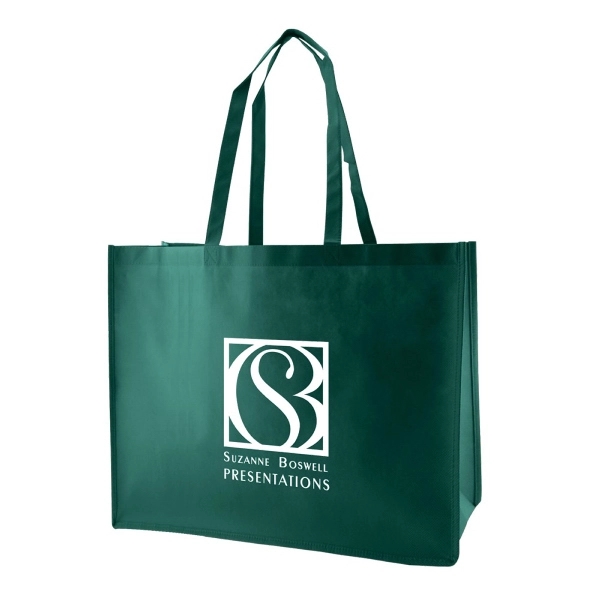 Made from 100 GSM non-woven polypropylene, this standard tote features stitched... from ASI 75731 PWS / Pacific Western Sales/Cater Line
