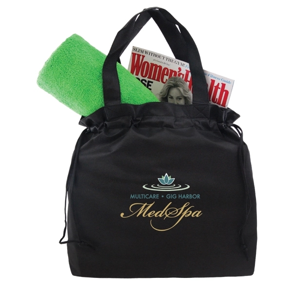 This purse-like bag is made from 100 GSM non-woven polypropylene and... from ASI 75731 PWS / Pacific Western Sales/PWS