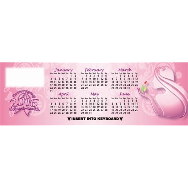 Keyboard calendar on women's health.... from ASI 45815 Coloring Book Solutions / Coloring Book Solutions™ LivRite