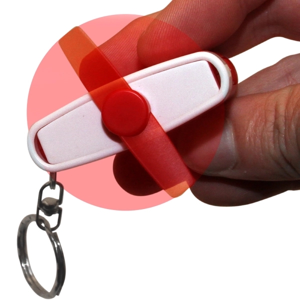 Retractable Pocket Hand Fan with Key Chain... from ASI 31570 Advantage Industries / AdVantage Line®
