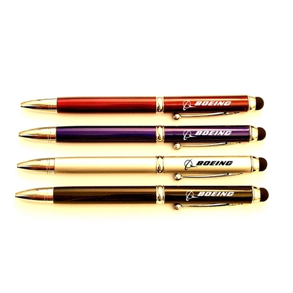 Twist action dual ink pen with stylus... from ASI 74585 Nu Promo International / Nu Promo Line