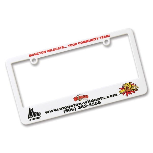 Plastic license plate frame.... from ASI 79896 Promo Plastik / Promo Plastik
