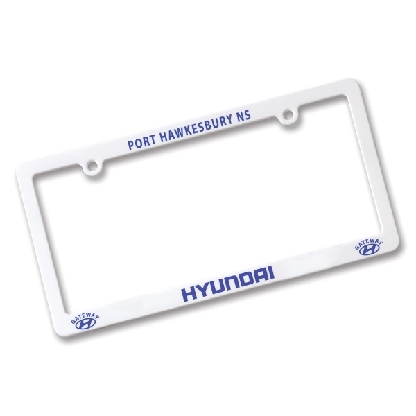 Plastic license plate frame... from ASI 79896 Promo Plastik / Promo Plastik