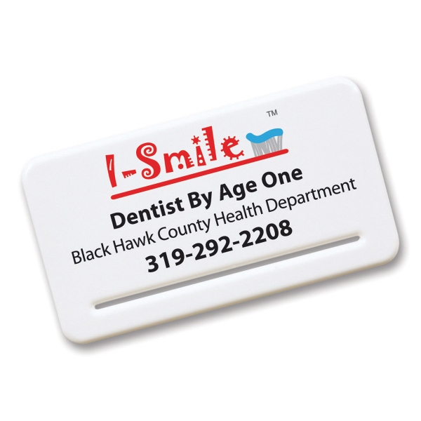 White, plastic tube squeezer.... from ASI 79896 Promo Plastik / Promo Plastik