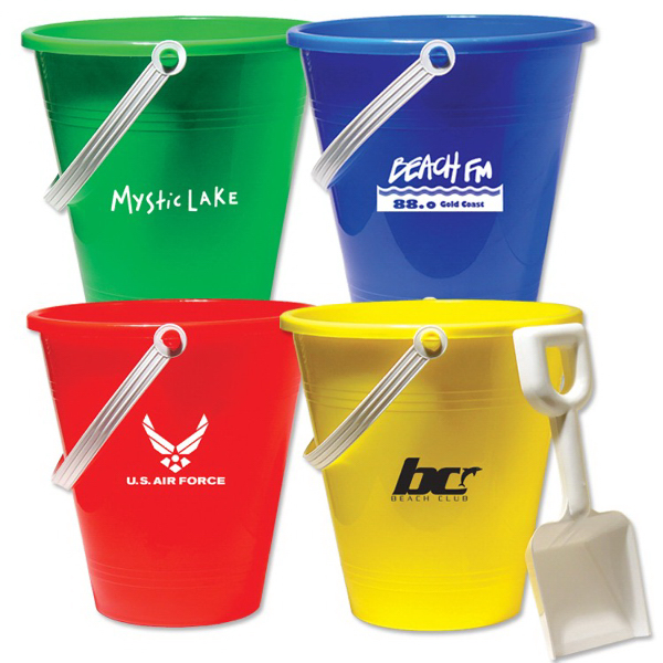 Insulated Cooler filled with Snacks, beach ball and sunglasses, wrapped in... from ASI 89971 Stuff A Mug / Stuff A Mug