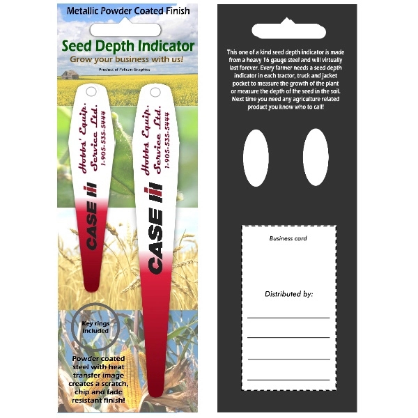 This package includes 2 Metal Seed Depth indicators (1 - 6... from ASI 76797 Pelican Graphics / Pelican Lures
