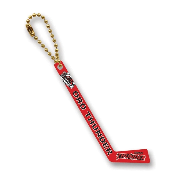 3 1/2" White, plastic player hockey stick.... from ASI 79896 Promo Plastik / Promo Plastik