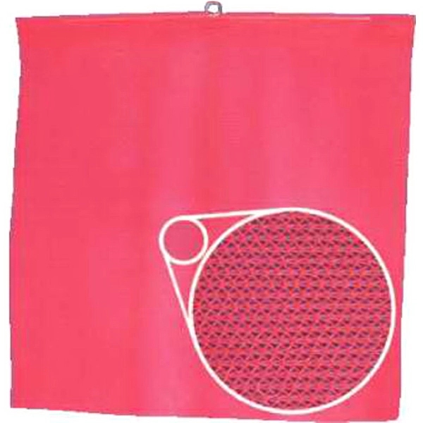 Fluorescent orange danger flag made from heavy vinyl coated mesh.... from ASI 31260 AdCapitol