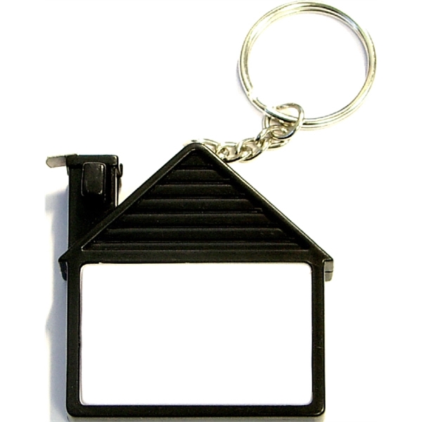 House shape tape measure with key chain.... from ASI 74585 Nu Promo International / Nu Promo Line