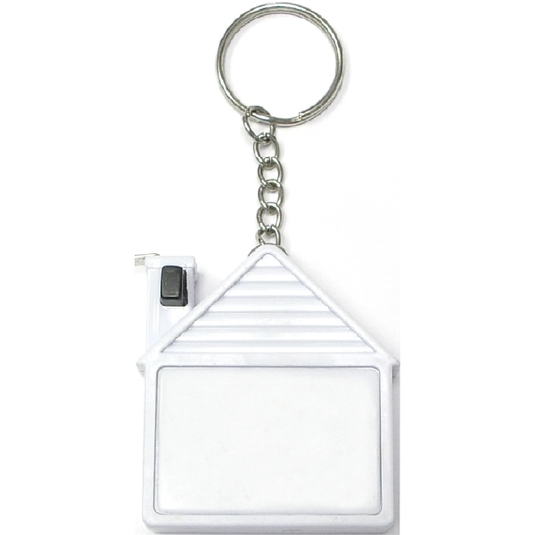 House shape tape measure with key chain.... from ASI 74585 Nu Promo International / Nu Promo Line