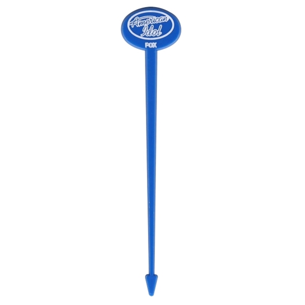 3.75" plastic drink stirrer or appetizer pick with oval-shaped topper.... from ASI 59683 Harco Enterprises LTD