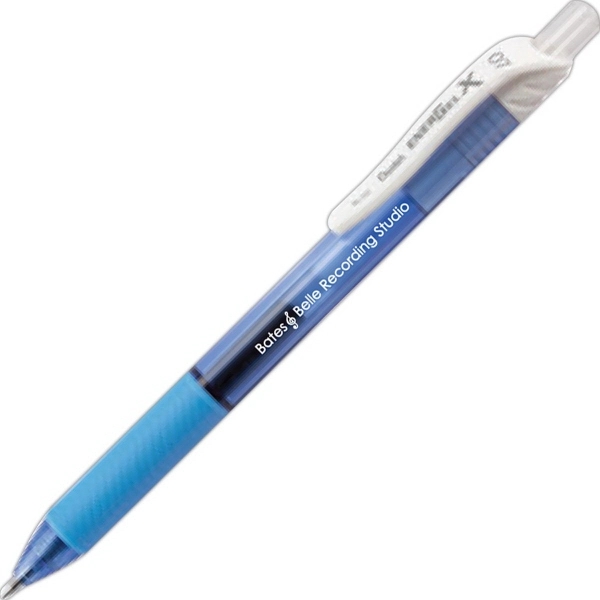 EnerGel X Roller Gel Ink Pen w/pastel color barrels and matching... from ASI 77240 Pentel Of America LTD / Pentel®