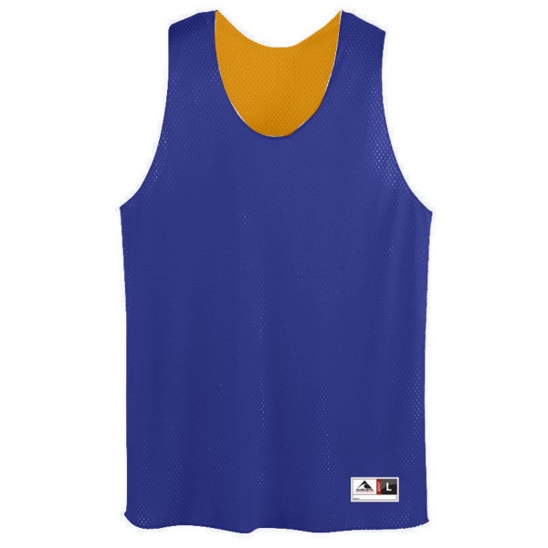 Fully reversible tank top with outside locker label and individually hemmed... from ASI 37461 Augusta Sportswear