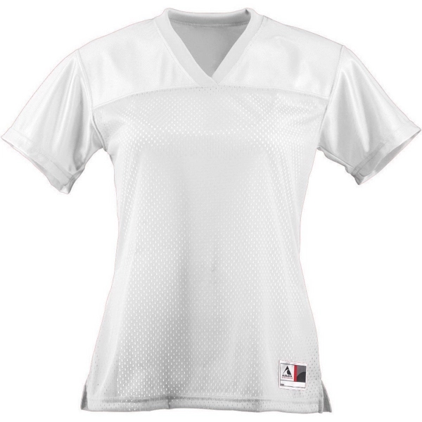Blank football tee for ladies' made of 100% polyester with a... from ASI 37461 Augusta Sportswear