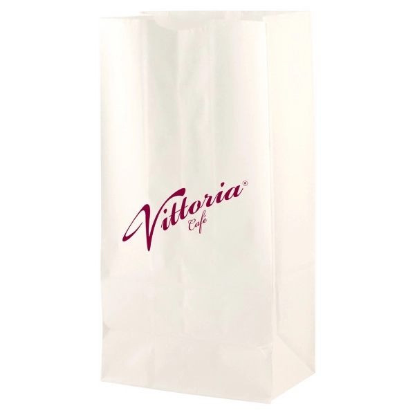 Made from white kraft paper, these bags feature a self opening... from ASI 75731 PWS / Pacific Western Sales/Cater Line