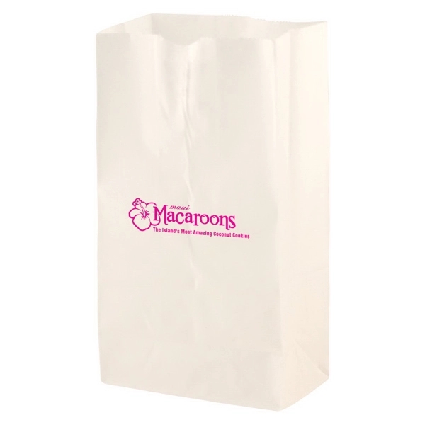 Made from white kraft paper, these bags feature a self opening... from ASI 75731 PWS / Pacific Western Sales/Cater Line