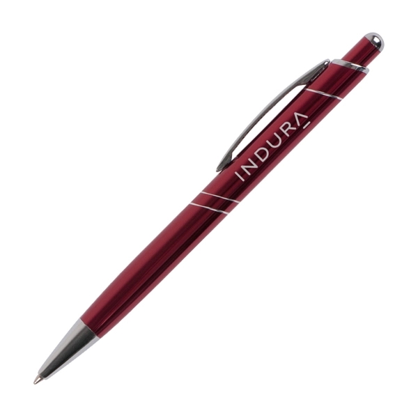 Aluminum click-action pen.... from ASI 42920 Busrel Inc
