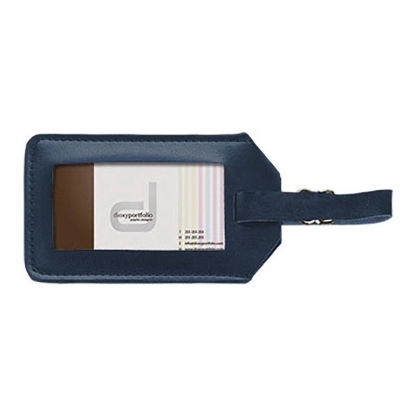 Luggage tag with detailed stitching and gold plated buckle that includes... from ASI 90075 ZZ DROPPED - Sunscope / Affinity®