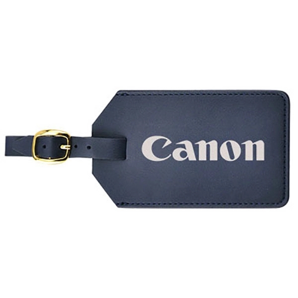 Luggage tag with detailed stitching and gold plated buckle that includes... from ASI 90075 ZZ DROPPED - Sunscope / Affinity®