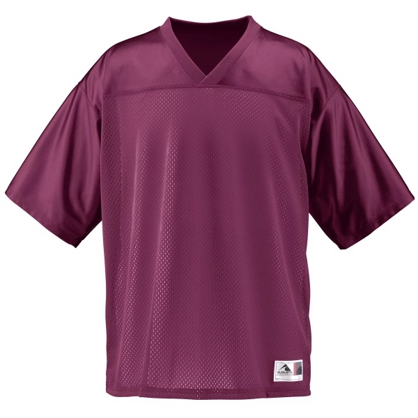 V-neck youth replica jersey made of 100% polyester tricot mesh for... from ASI 37461 Augusta Sportswear