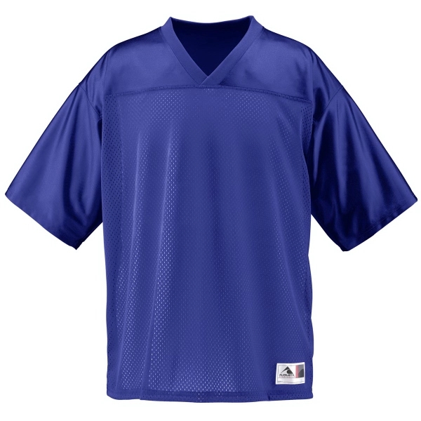 V-neck youth replica jersey made of 100% polyester tricot mesh for... from ASI 37461 Augusta Sportswear