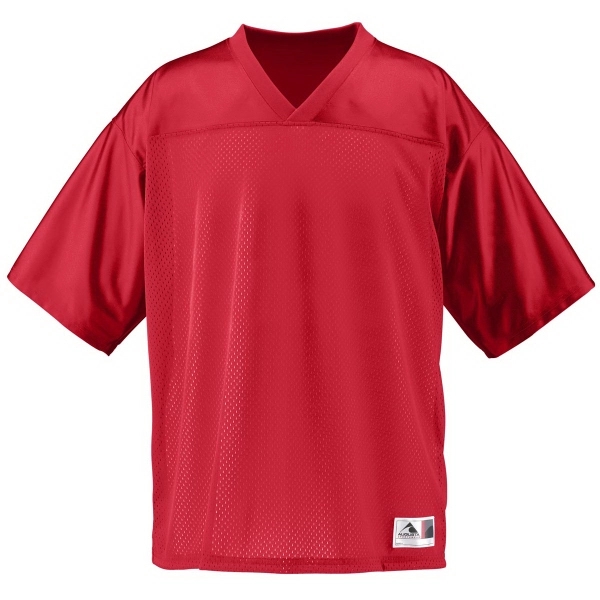 V-neck youth replica jersey made of 100% polyester tricot mesh for... from ASI 37461 Augusta Sportswear