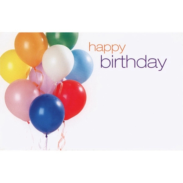 3 1/2" x 2 1/4" florist gift card.... from ASI 52493 Ennis Inc