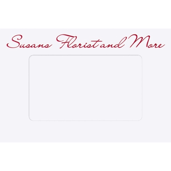 Custom 3" x 4 1/2" regular window gift card envelopes,... from ASI 52493 Ennis Inc