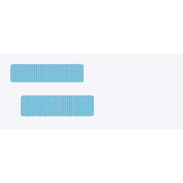 Self seal double window envelope. Blank.... from ASI 52493 Ennis Inc