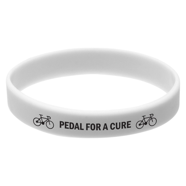 Silicone wristbands with pad printed graphics; offered in a variety of... from ASI 62190 Illini