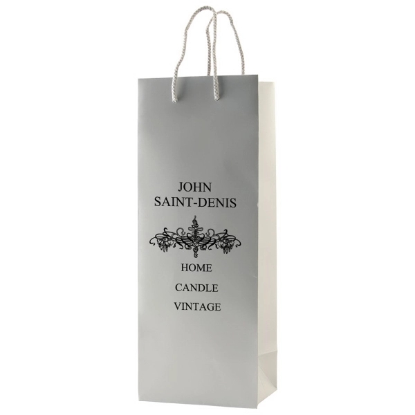 Made from 180 GSM matte laminated paper, these shopping totes feature... from ASI 75731 PWS / Pacific Western Sales/Cater Line