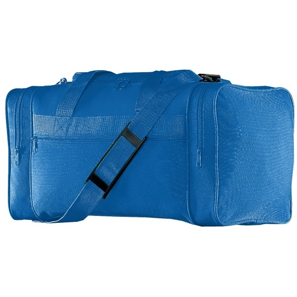 Polyester bag with PVC coating, zippered main compartment and plastic hardware... from ASI 37461 Augusta Sportswear