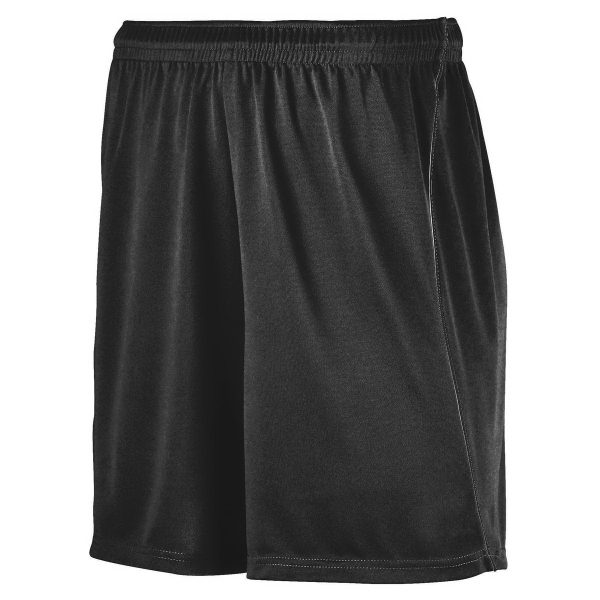 Youth soccer shorts with piping made from 100% polyester wicking knit... from ASI 37461 Augusta Sportswear
