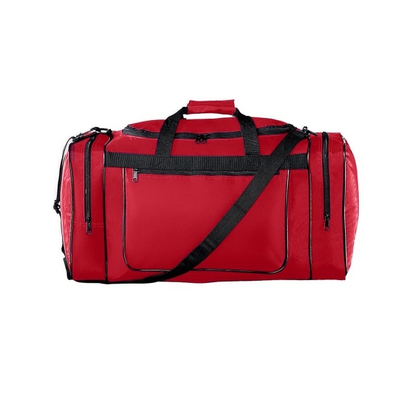 Nylon bag with PVC coating, an adjustable and detachable shoulder strap... from ASI 37461 Augusta Sportswear / Augusta Sportswear, Inc. d/b/a Momentec Brands