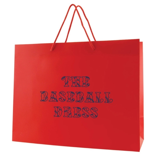 Made from 180 GSM matte laminated paper, these shopping totes feature... from ASI 75731 PWS / Pacific Western Sales/PWS