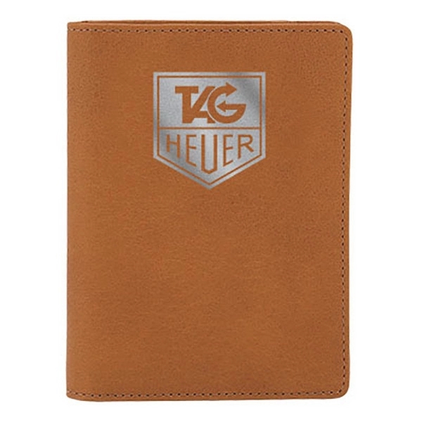 Full grain Vacqueta leather passport wallet with outside file pocket, 5... from ASI 90075 ZZ DROPPED - Sunscope / Affinity®