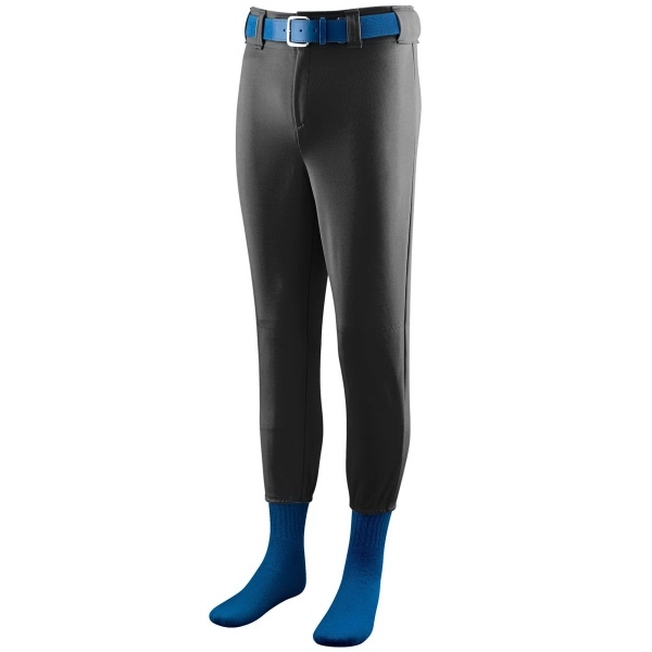 Adult-sized polyester pants for softball and baseball... from ASI 37461 Augusta Sportswear