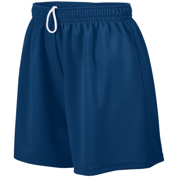Ladies' shorts made from 100% polyester wicking mesh... from ASI 37461 Augusta Sportswear / Augusta Sportswear, Inc. d/b/a Momentec Brands