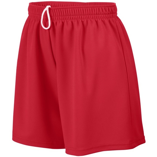 Girls shorts made from 100% polyester wicking mesh shorts.... from ASI 37461 Augusta Sportswear / Augusta Sportswear, Inc. d/b/a Momentec Brands